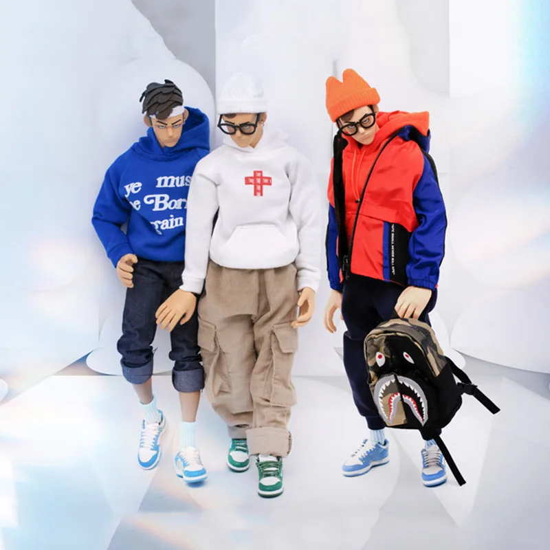 1/6 Scale Male Skateboard Sweatshirts Harajuku Hoodies Cargo Pants and Knitted Cold Hat for 12in Action FIgure Model Toys
1/6 Scale Male Skateboard Sweatshirts Harajuku Hoodies Cargo Pants and Knitted Cold Hat for 12in Action FIgure Model Toys
