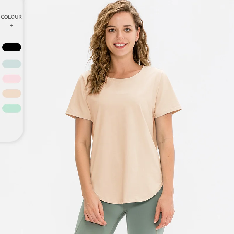 LULU YOU WANT High Elastic Nake Feeling WomenYoga Shirts Fitness Light Weight Breathable Sweat- Wicking Fitness Workout Tee
LULU YOU WANT High Elastic Nake Feeling WomenYoga Shirts Fitness Light Weight Breathable Sweat- Wicking Fitness Workout Tee