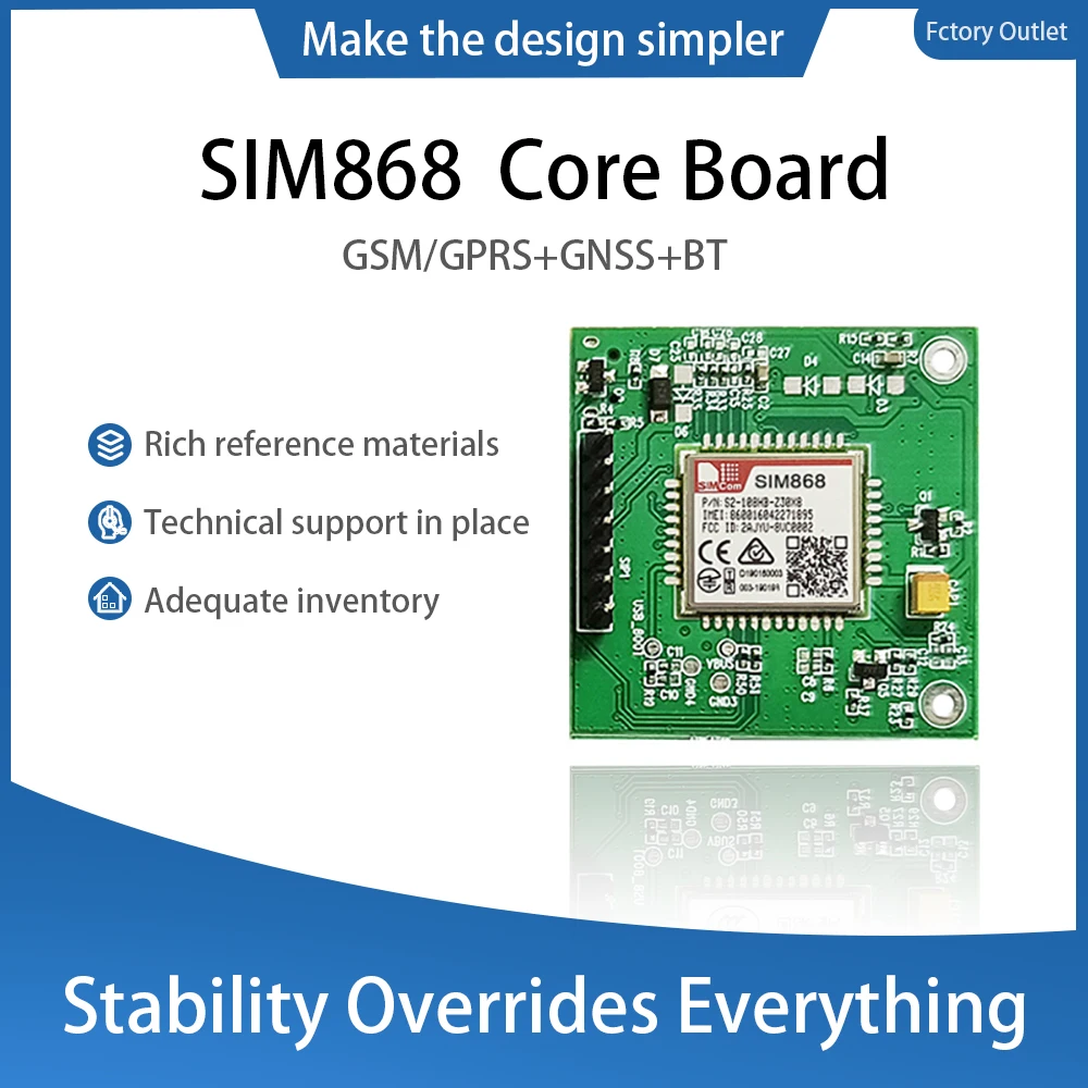 

SIMCOM SIM868 Breakout Board GSM GPRS GNSS 2G Module SIM868 Development Board Testing Kit Instead of SIM808 SIM908 Module