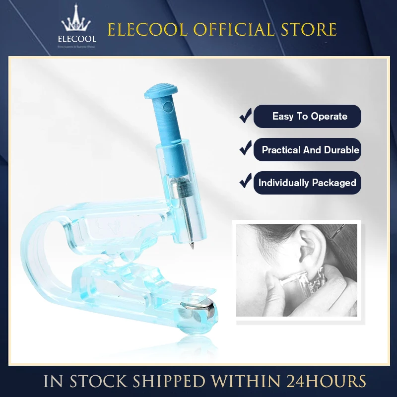 1PC Disposable Sterile Ear Piercing Gun Cartilage Tragus Helix Piercing TooL NO PAIN NO INFLAMMATION Ear Piercer Tattoo Supplies
1PC Disposable Sterile Ear Piercing Gun Cartilage Tragus Helix Piercing TooL NO PAIN NO INFLAMMATION Ear Piercer Tattoo Supplies