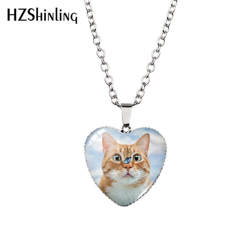 2022 New Cat Butterfly Pendant Necklace Art Painting Glass Dome Handmade Jewelry Heart Pendants Gift Women
2022 New Cat Butterfly Pendant Necklace Art Painting Glass Dome Handmade Jewelry Heart Pendants Gift Women