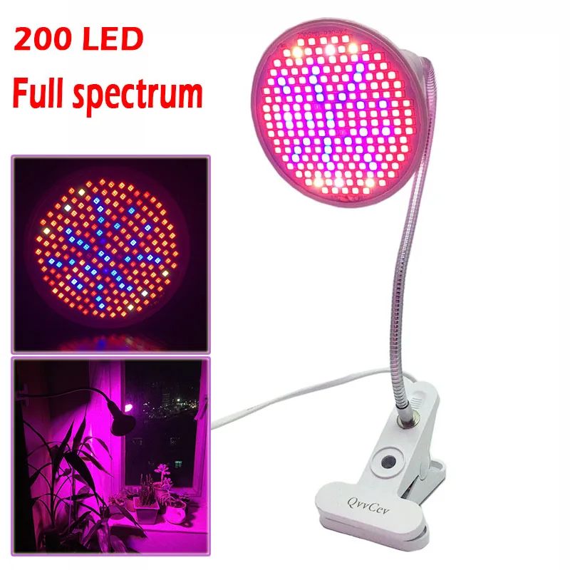 Full Spectrum 200 Led Grow Light Desk Clip Holder Leds Plant Growing Bulb Lamp for Plants Vegs Hydroponic System greenhouse U26
Full Spectrum 200 Led Grow Light Desk Clip Holder Leds Plant Growing Bulb Lamp for Plants Vegs Hydroponic System greenhouse U26