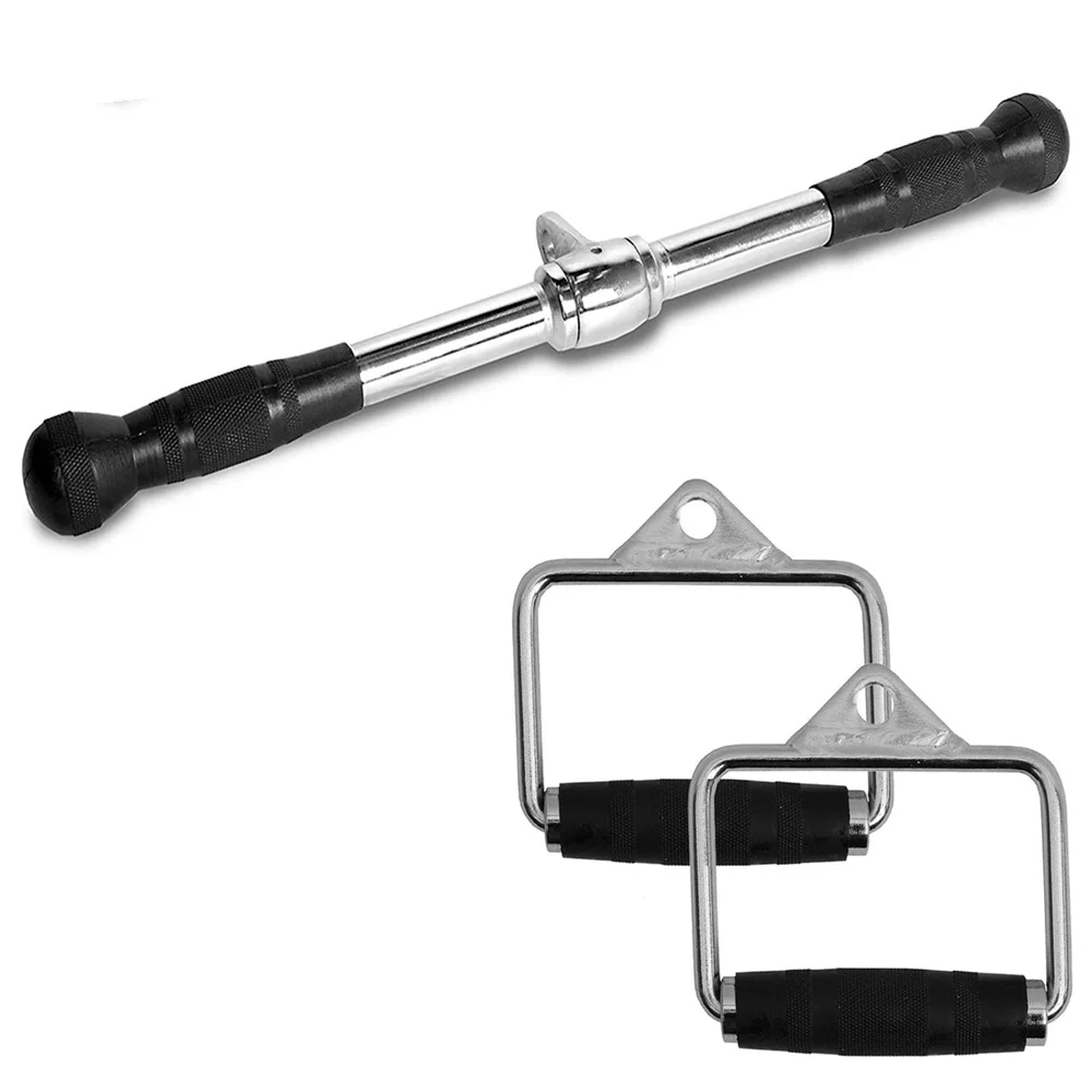 20in Tricep Bar D-Handle Rubber Grips Pull Down Press Cable Attachment Home Gym Exercise Equipment
20in Tricep Bar D-Handle Rubber Grips Pull Down Press Cable Attachment Home Gym Exercise Equipment
