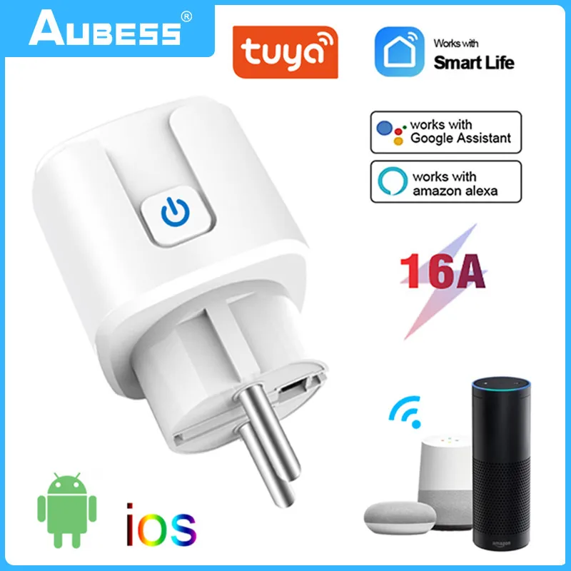 16A EU Plug Smart Wifi Plug Timer Scoket Smart Home Wifi Wireless Socket Outlet Remote Control Works With Alexa Google Home
16A EU Plug Smart Wifi Plug Timer Scoket Smart Home Wifi Wireless Socket Outlet Remote Control Works With Alexa Google Home