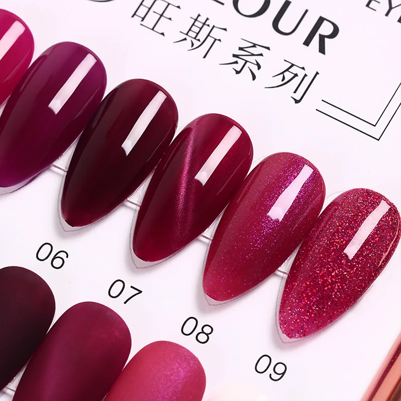 9 Colors Nail Gel Polish 8ml Soak Off Uv Led Long Lasting Rose Red Glitter Varnish Gel for Manicure Nail Art Design Polish Gel
9 Colors Nail Gel Polish 8ml Soak Off Uv Led Long Lasting Rose Red Glitter Varnish Gel for Manicure Nail Art Design Polish Gel
