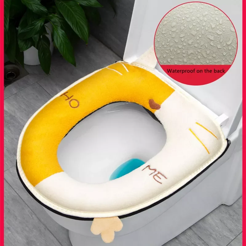 Winter Toilet Seat Cover Soft Toilet Cushion Washable Closestool With Handle Universal O-shape Bidet Mat Bathroom Supplies
Winter Toilet Seat Cover Soft Toilet Cushion Washable Closestool With Handle Universal O-shape Bidet Mat Bathroom Supplies