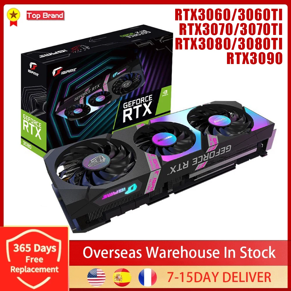 Colorful IGame GeForce Graphics Card Placa De Video IGame RTX 3090 RTX 3080 Ti 3070 TI 3060 TI Gaming Graphics Card Video Card
Colorful IGame GeForce Graphics Card Placa De Video IGame RTX 3090 RTX 3080 Ti 3070 TI 3060 TI Gaming Graphics Card Video Card