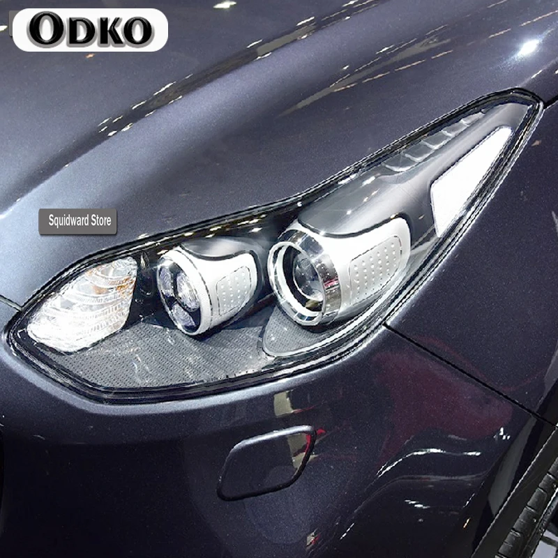 Защитная пленка для автомобильных фар ТПУ клейкая стикер аксессуары Kia Rio Stinger
