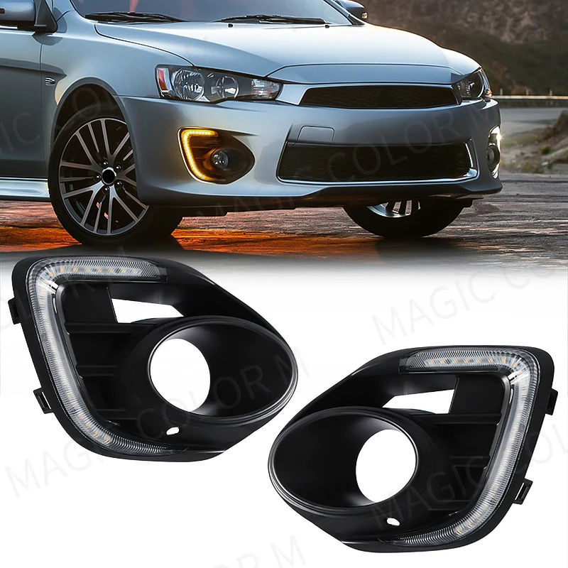DRL For Mitsubishi Lancer 2015 2016 2017 LED Daytime Running Light Turn Signal Daylight Waterproof Fog Head Lamp Car Accessories
DRL For Mitsubishi Lancer 2015 2016 2017 LED Daytime Running Light Turn Signal Daylight Waterproof Fog Head Lamp Car Accessories