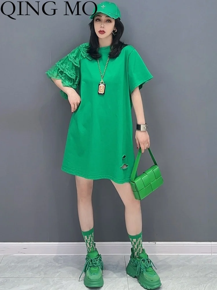 QING MO 2023 Summer New Fashion Single Piece Top Women Medium Length Casual Versatile Female Streetwear Black Green ZXF2124
QING MO 2023 Summer New Fashion Single Piece Top Women Medium Length Casual Versatile Female Streetwear Black Green ZXF2124