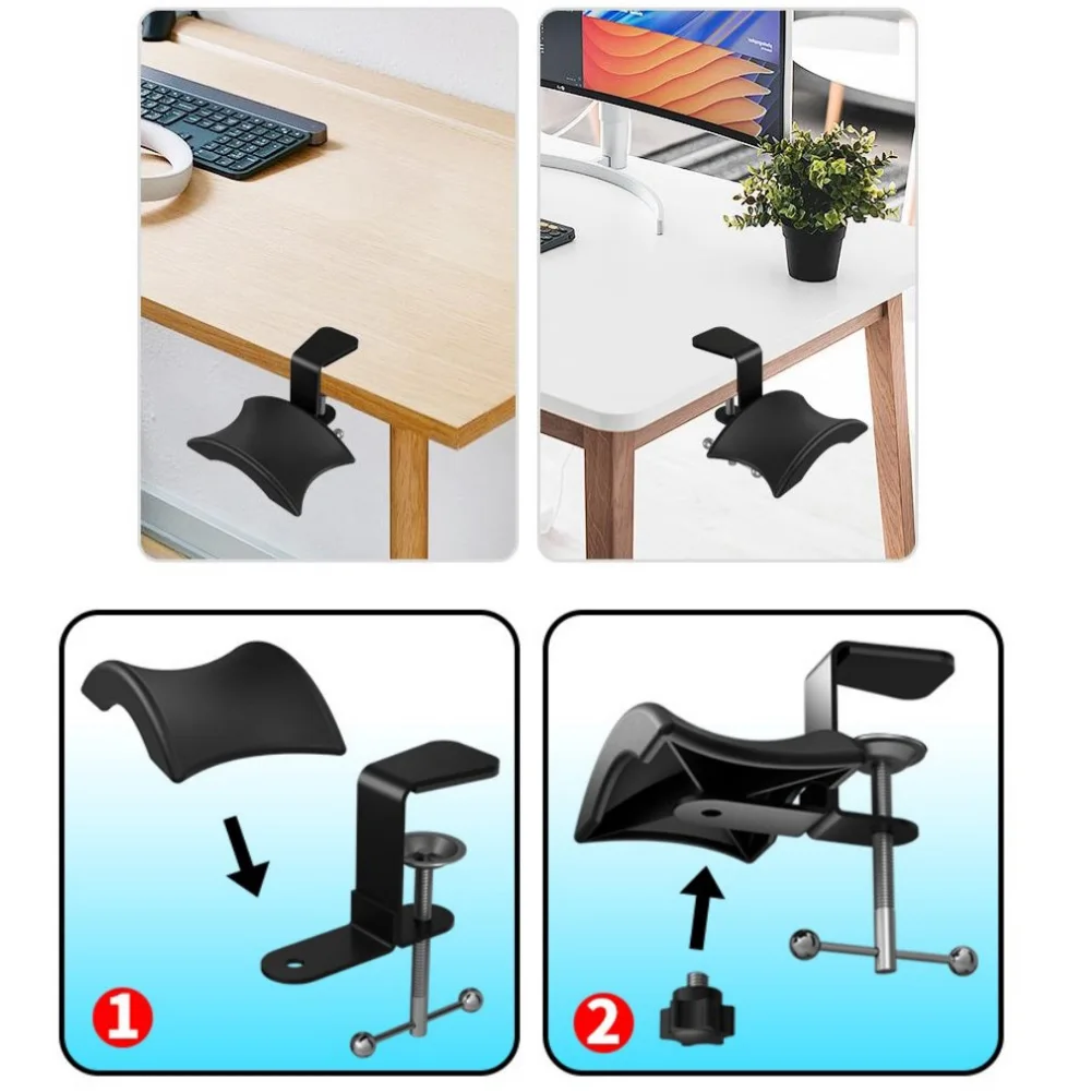 Brand New Headset Clamp Desktop Adjustable Black Clip Desk Earphone Earset Hanger Headphone Holder Metal Plastic
Brand New Headset Clamp Desktop Adjustable Black Clip Desk Earphone Earset Hanger Headphone Holder Metal Plastic