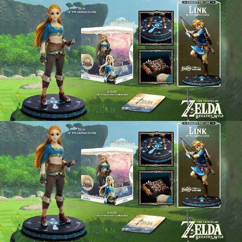 

First4Figures F4F 10inch Legend of the Zelda Princess BOTWZS BOTWZC Breath Of The Wild Normal Version For Fans Collectable