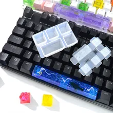 Keycaps Mold DIY Resin Mechanical Keyboard Hat Pulling Cats Claw Keycaps Silicone Molds For Handmade Resin Making Mold