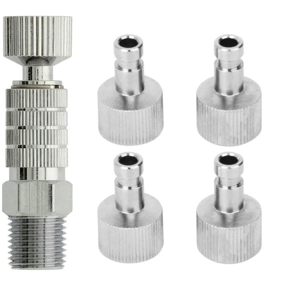 1/5pcs Quick Release Fitting Adapter Without/Adjustable Pressure Regulation Silver Alloy Quick Coupler Air Compressor Accessory
1/5pcs Quick Release Fitting Adapter Without/Adjustable Pressure Regulation Silver Alloy Quick Coupler Air Compressor Accessory