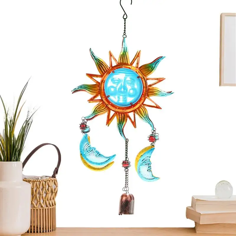 Gradient Sun Moon Face Wind Chimes Retro Wind Bells Colored Painting Windchimes Outdoor Garden Porch Balcony Home Decoration
Gradient Sun Moon Face Wind Chimes Retro Wind Bells Colored Painting Windchimes Outdoor Garden Porch Balcony Home Decoration