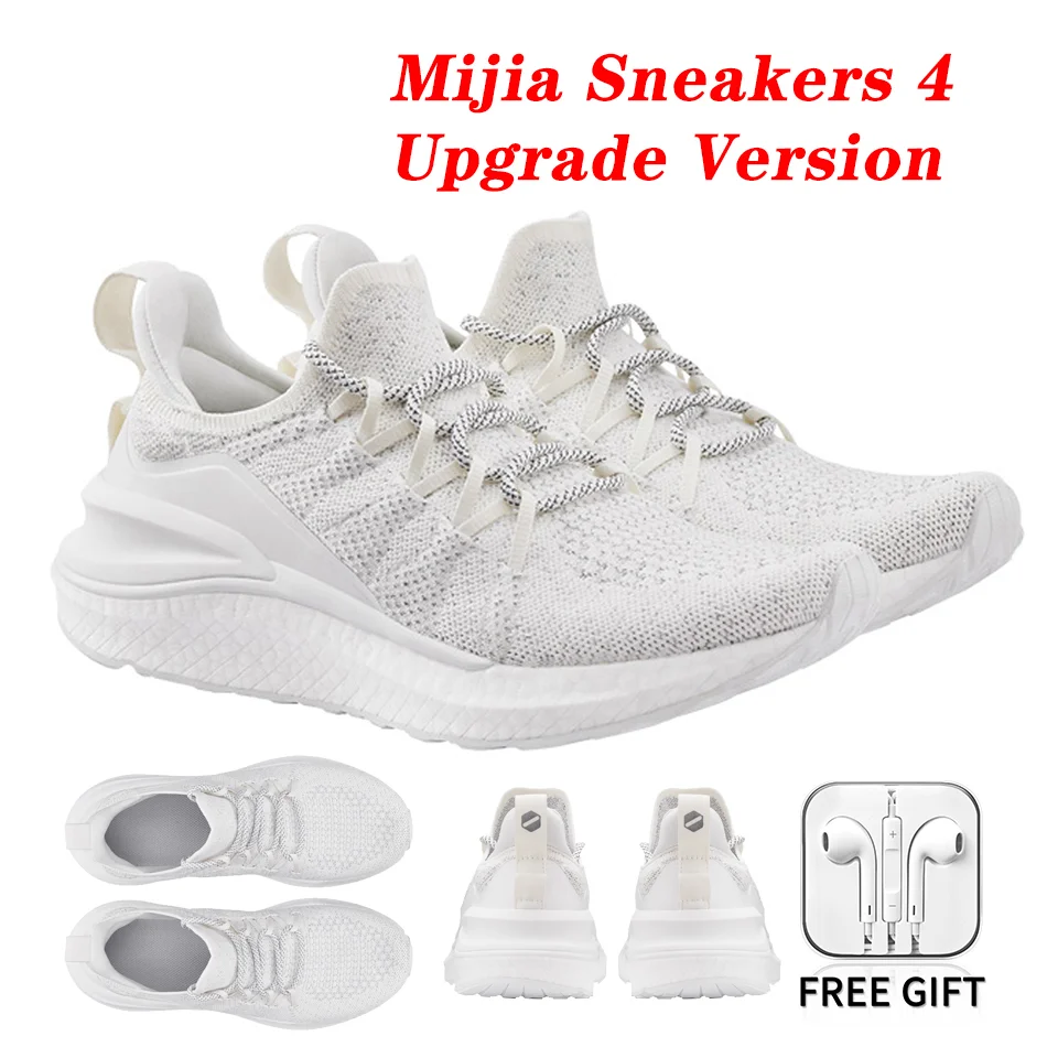 Original Xiaomi Mijia Sports Shoes 4 Lightweight Ventilate Elastic Knitting Shoes Breathable Refreshing City Running Sneaker
Original Xiaomi Mijia Sports Shoes 4 Lightweight Ventilate Elastic Knitting Shoes Breathable Refreshing City Running Sneaker