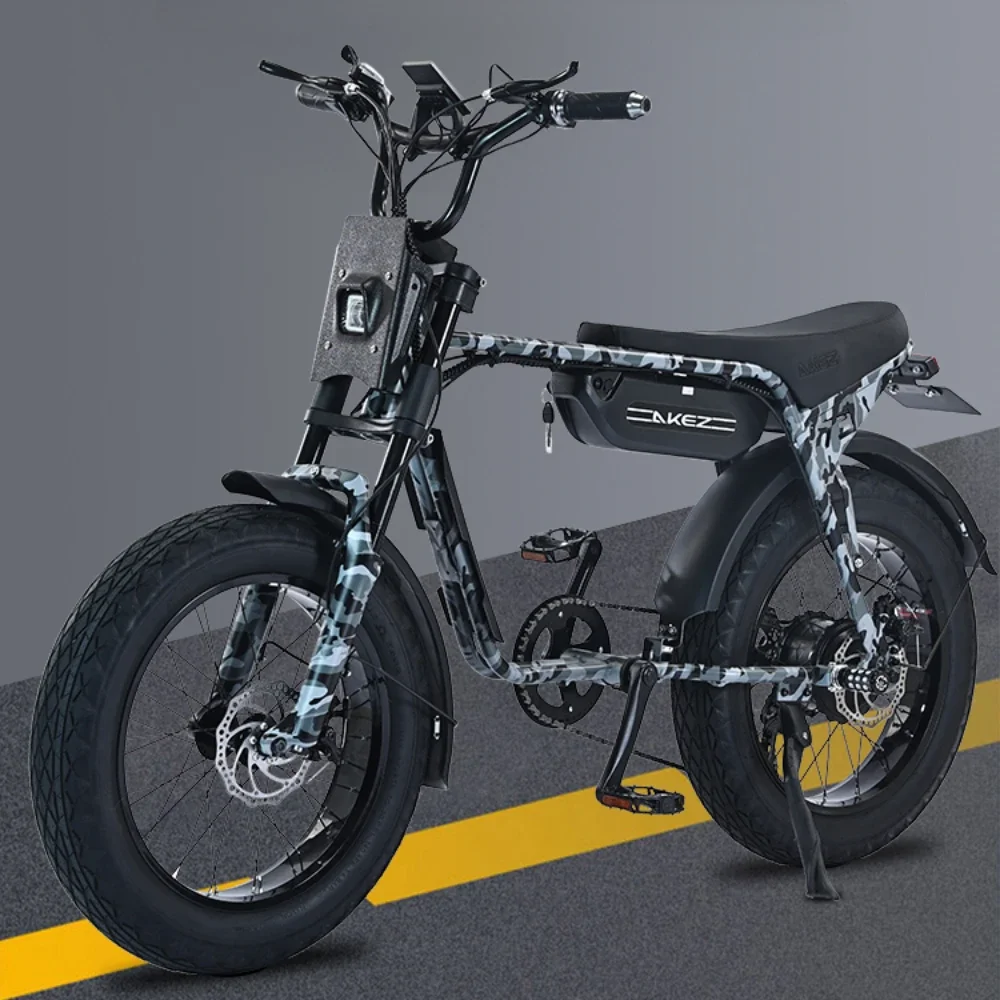 Ebike 20-inch Fat Tire Electric Bicycle Motorcycle 1500W Motor 48V18AH Removable Lithium Battery Adult Mountain Electric Bike
Ebike 20-inch Fat Tire Electric Bicycle Motorcycle 1500W Motor 48V18AH Removable Lithium Battery Adult Mountain Electric Bike