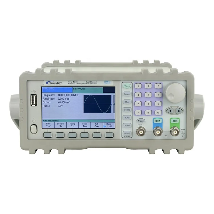 

High Voltage Programmable 2 Channel Digital Frequency Arbitrary Waveform DDS Signal Generator