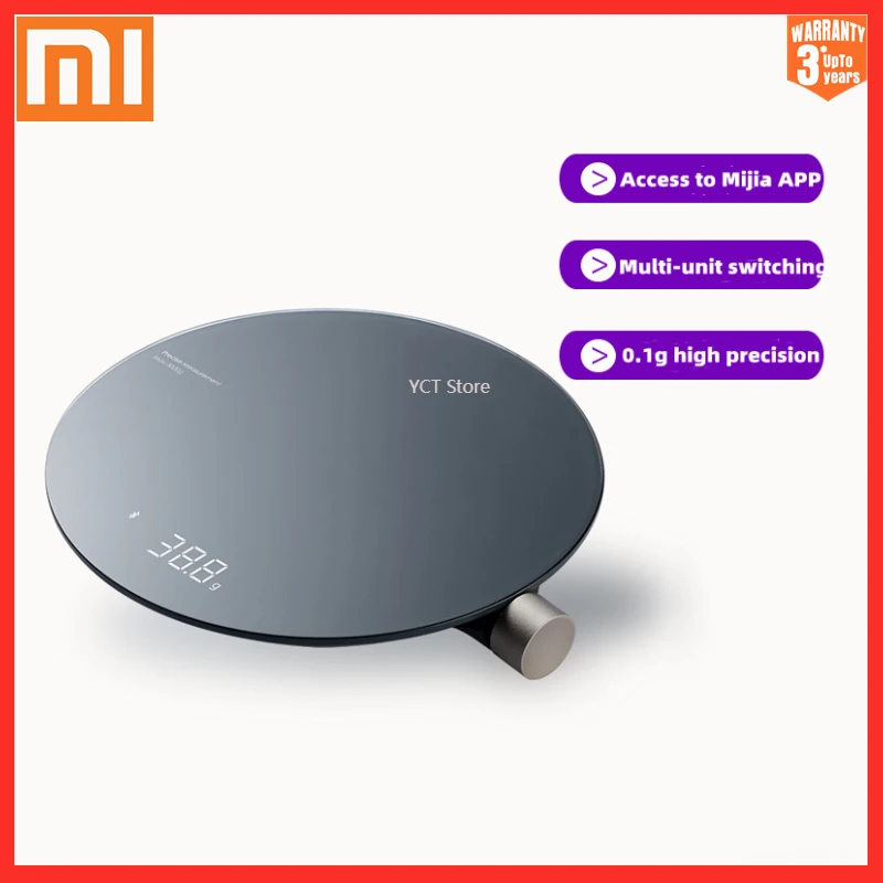 Xiaomi Smart Kitchen Scale Bluetooth APP Electronic Scale Mechanical Scale Food Weighing Measuring Tool LED Digital Display
Xiaomi Smart Kitchen Scale Bluetooth APP Electronic Scale Mechanical Scale Food Weighing Measuring Tool LED Digital Display