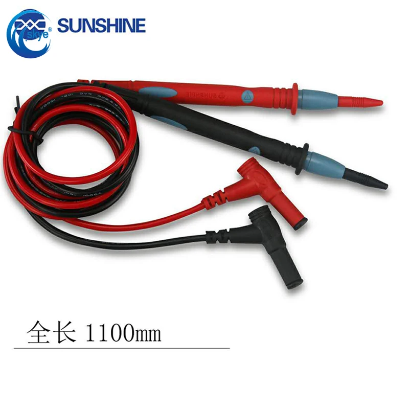 SUNSHINE SS-024 Needle Tip Meter Test Leads Pin Withstand Voltage 1000V Wire Pen Cable Line Universal Digital Multimeter Probe
SUNSHINE SS-024 Needle Tip Meter Test Leads Pin Withstand Voltage 1000V Wire Pen Cable Line Universal Digital Multimeter Probe