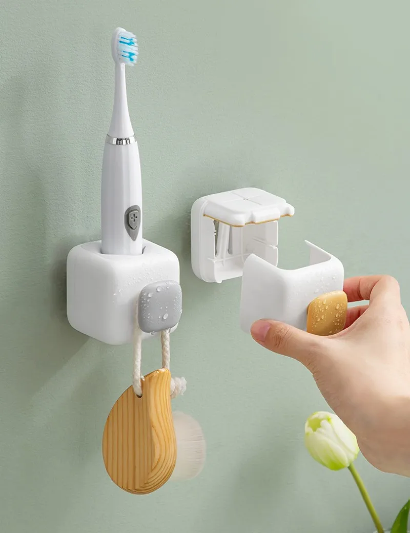 Traceless Toothbrush Holder Electric Toothbrush Holder Wall-Mounted Dustproof Toothbrush Holder Perforated Bathroom
Traceless Toothbrush Holder Electric Toothbrush Holder Wall-Mounted Dustproof Toothbrush Holder Perforated Bathroom