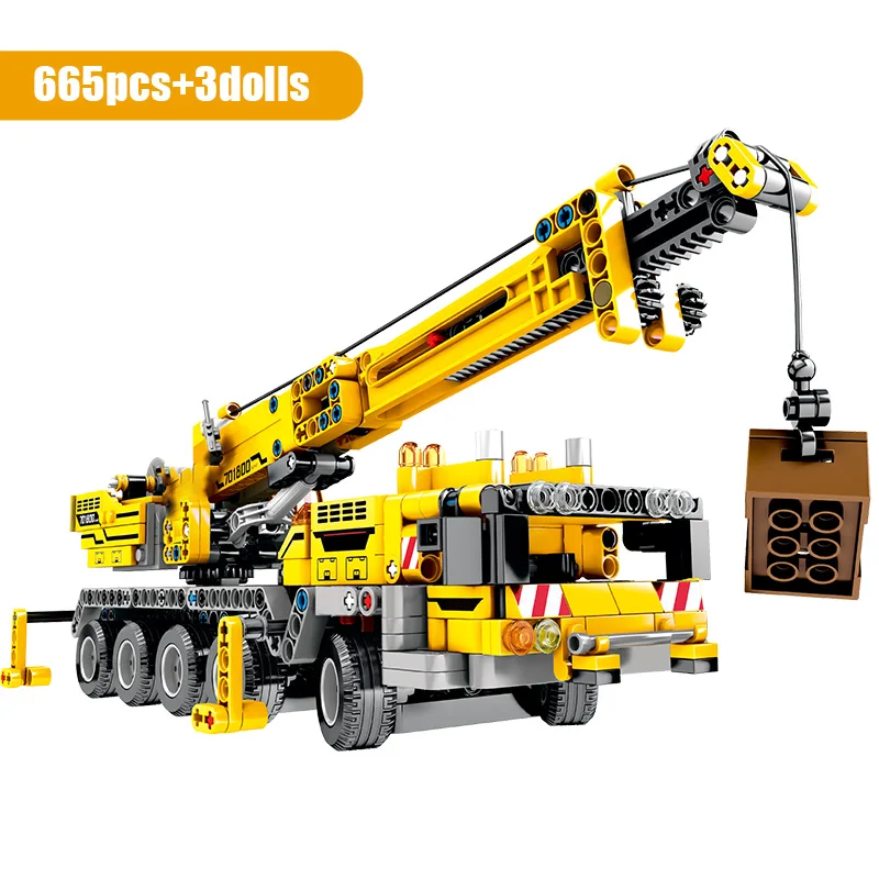 SEMBO City Engineering Crane Technical Car Building Blocks Construction Bricks Toy for Children
SEMBO City Engineering Crane Technical Car Building Blocks Construction Bricks Toy for Children