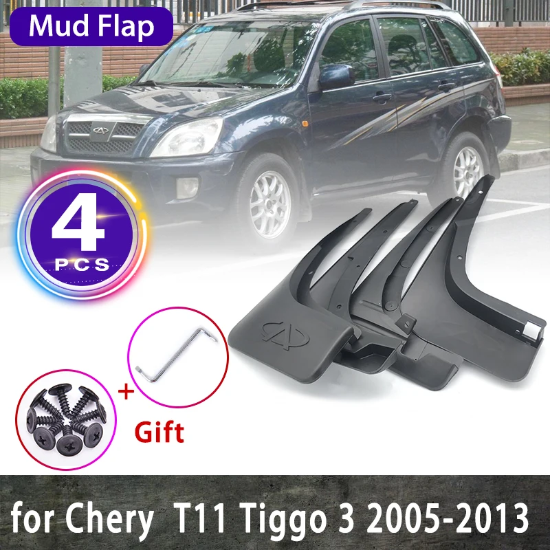 4x for Chery Tiggo T11 3 J11 EVO5 2005~2013 DR Motor DR5 Mudguards Splash Guards Fender Mud Flaps Car Parts Stying Accessories
4x for Chery Tiggo T11 3 J11 EVO5 2005~2013 DR Motor DR5 Mudguards Splash Guards Fender Mud Flaps Car Parts Stying Accessories