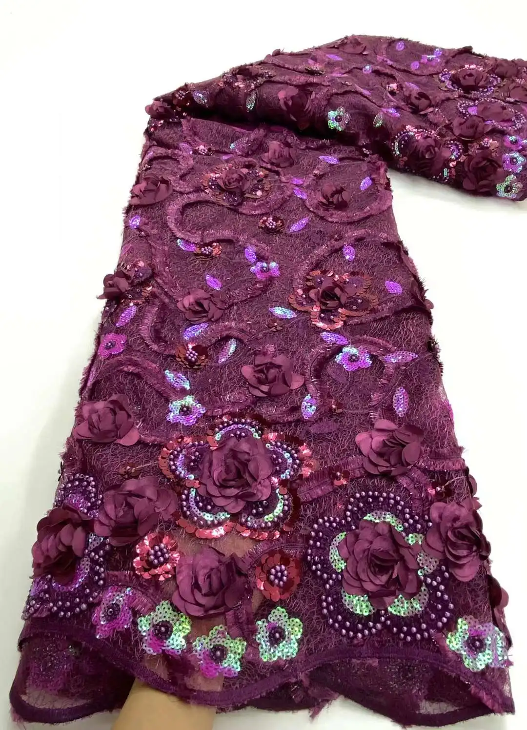 Luxury heavy beads African lace fabric 2022 high-quality embroidery flower tulle fabric Nigeria wedding dressXZ65
Luxury heavy beads African lace fabric 2022 high-quality embroidery flower tulle fabric Nigeria wedding dressXZ65