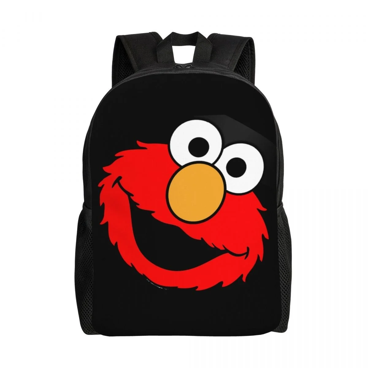 

Elmo Oscar The Grouch Big Bird Cookie Monster Laptop Backpack Bookbag for College School Student Cartoon Sesame Street Bag