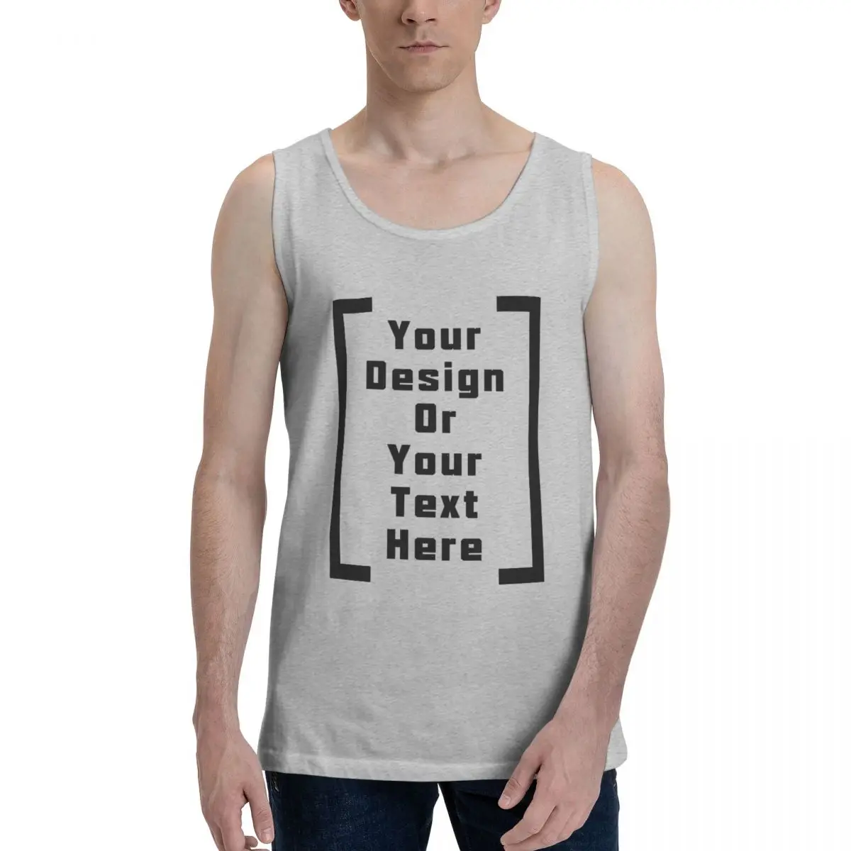 Men's Tank Top Shirt Add Your Own Design Print Your The Text Picture Here Novelty customize Vest Vintage Sleeveless Garment
Men's Tank Top Shirt Add Your Own Design Print Your The Text Picture Here Novelty customize Vest Vintage Sleeveless Garment