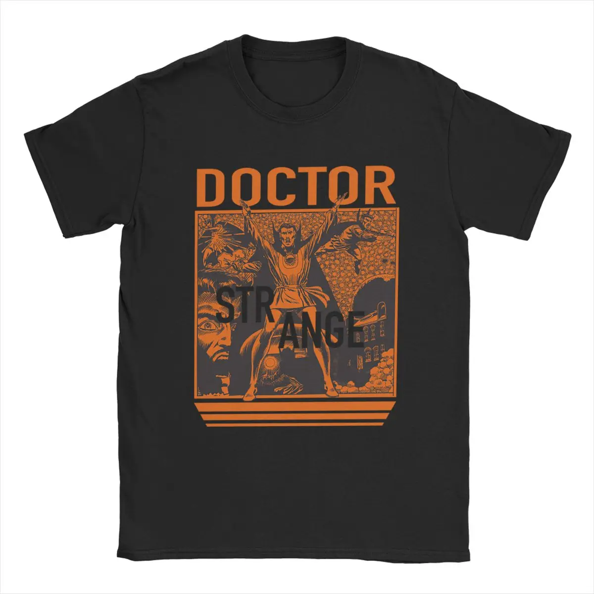 

Disney Vintage Doctor Strange Marvel Dr. Strange T Shirt for Men Cotton T-Shirt Crew Neck Tee Shirt Short Sleeve Tops Gift Idea