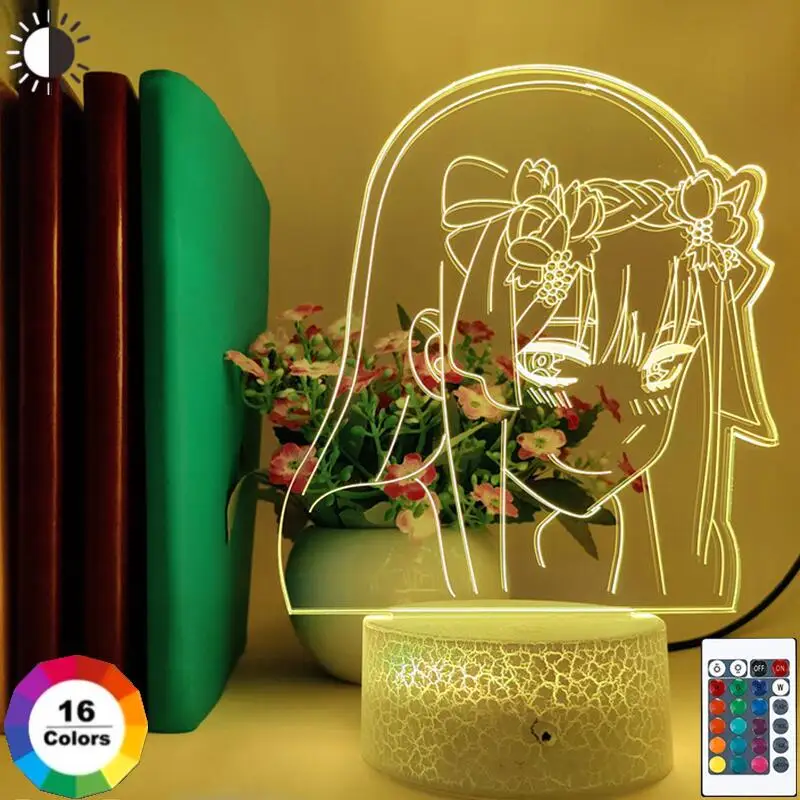 Anime Figure 3D Night Light DARLING In The FRANXX Cute Home Bedroom Desk Decor Lamp Child Gifts Zero Two 02 Acrylic Table Lamp
Anime Figure 3D Night Light DARLING In The FRANXX Cute Home Bedroom Desk Decor Lamp Child Gifts Zero Two 02 Acrylic Table Lamp