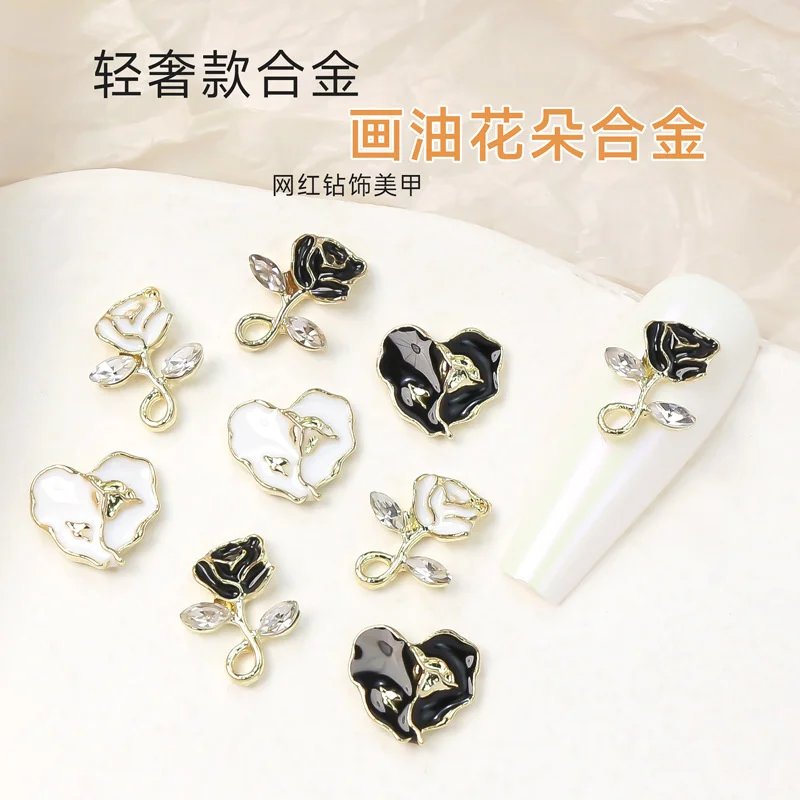 3pcs Valentine's Day Series Nail Art Decoration Accessories Sweet Flower Love Bow Nail Charms Luxury Alloy Diamond Nails Jewelry
3pcs Valentine's Day Series Nail Art Decoration Accessories Sweet Flower Love Bow Nail Charms Luxury Alloy Diamond Nails Jewelry