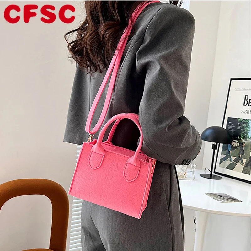 Women Portable Shoulder Message Bag Pure Felt Mini Purse Tote Bag Female Crossbody Bag Luxury Design Handbag Shopper Tote Bag
Women Portable Shoulder Message Bag Pure Felt Mini Purse Tote Bag Female Crossbody Bag Luxury Design Handbag Shopper Tote Bag
