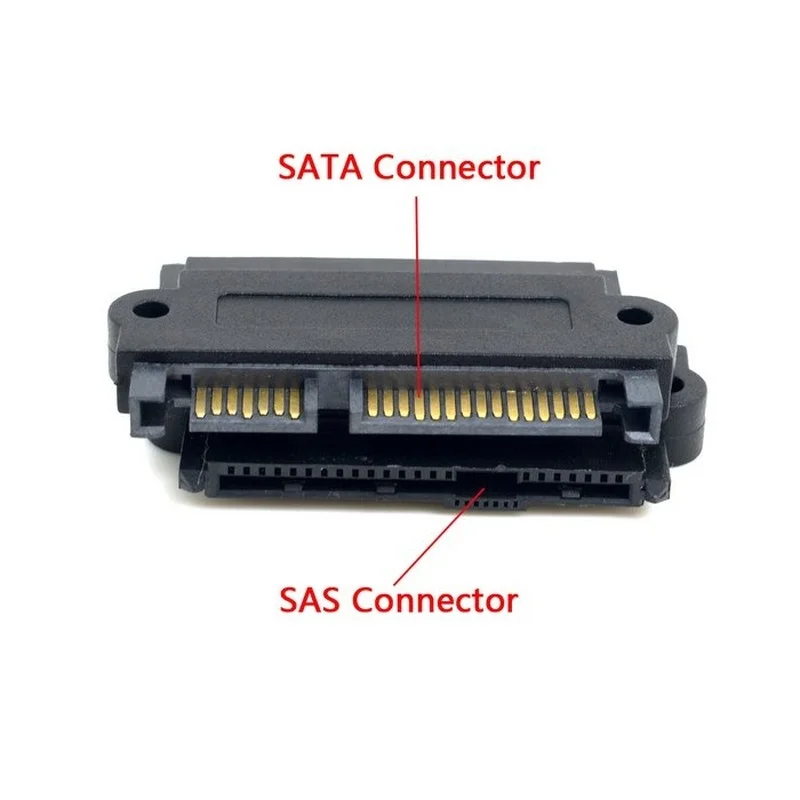 Адаптер жесткого диска SAS to SATA SFF-8482 22 Pin 7+15 Raid-адаптер для дисковода.