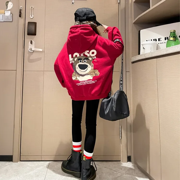 2023 Детский свитшот для девочек, зимнее плотное теплое осеннее платье с медведем, свитшоты с капюшоном для подростков, бархатная одежда для нового года
2023 Детский свитшот для девочек, зимнее плотное теплое осеннее платье с медведем, свитшоты с капюшоном для подростков, бархатная одежда для нового года