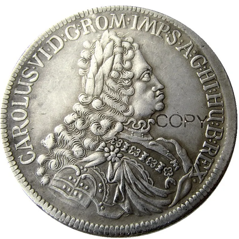 DE(23) Германия, евро, Австрия, 1 thaler-Карл VI Hall, 1721 Посеребренная копировальная монета
DE(23) Германия, евро, Австрия, 1 thaler-Карл VI Hall, 1721 Посеребренная копировальная монета