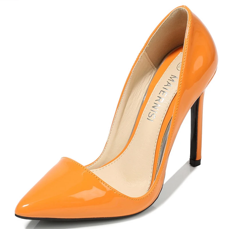 Women Pumps Pointed Toe Thin Heels Women Shoes On Heels 11Cm Candy Colors Women High Heels Shoes Wedding Stiletto Large Size 46
Women Pumps Pointed Toe Thin Heels Women Shoes On Heels 11Cm Candy Colors Women High Heels Shoes Wedding Stiletto Large Size 46