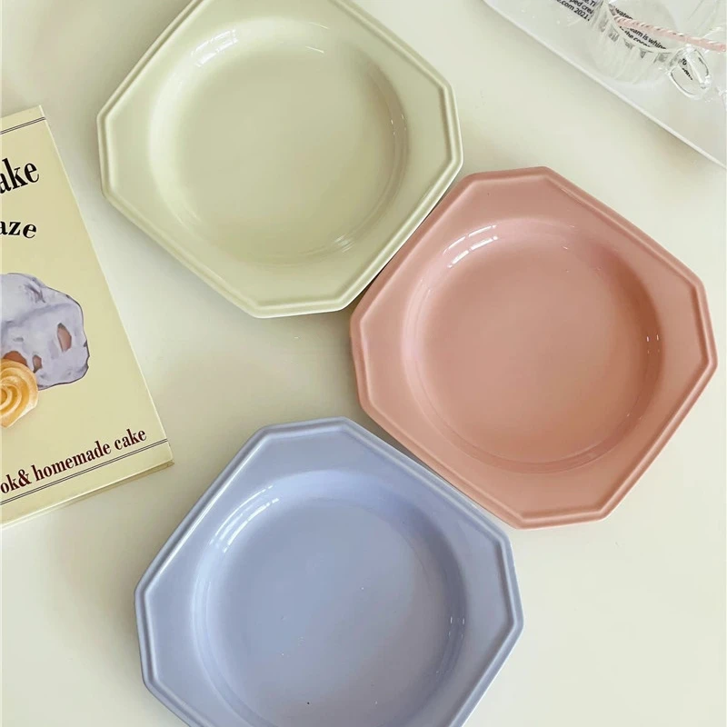 Винтажная восьмиугольная Квадратная тарелка, домашняя керамическая тарелка в скандинавском стиле, тарелка для завтрака, керамическая тарелка, поднос для еды, обеденные тарелки
Винтажная восьмиугольная Квадратная тарелка, домашняя керамическая тарелка в скандинавском стиле, тарелка для завтрака, керамическая тарелка, поднос для еды, обеденные тарелки