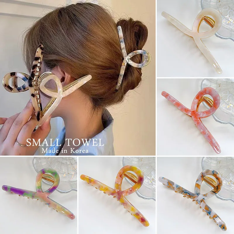 New Women Acetate Large Size Hair Claws Hairpin Girls SpringShark Hair clips Crab Barrette Headband Fashion Hair Accessories
New Women Acetate Large Size Hair Claws Hairpin Girls SpringShark Hair clips Crab Barrette Headband Fashion Hair Accessories