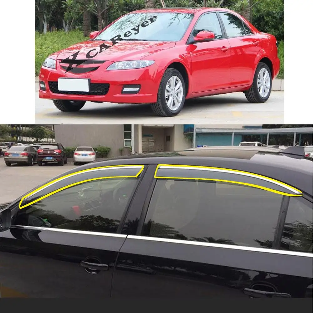 Car Body Sticker Plastic Window Glass Wind Visor Rain/Sun Guard Vent Smoke Protector For MAZDA 6 MAZDA6 2006-2013
Car Body Sticker Plastic Window Glass Wind Visor Rain/Sun Guard Vent Smoke Protector For MAZDA 6 MAZDA6 2006-2013