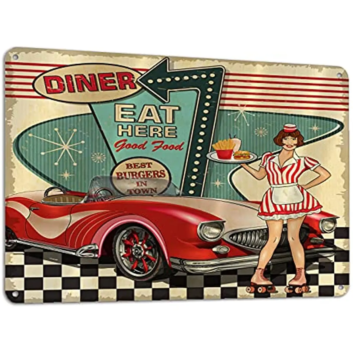 Жестяной плакат Pin Up Girl, плакат в американском стиле, забавный Декор для дома, жестяной ретро-плакат
Жестяной плакат Pin Up Girl, плакат в американском стиле, забавный Декор для дома, жестяной ретро-плакат