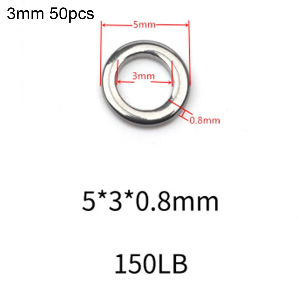 50pcs/pack Heavy Duty Fishing Solid Ring Stainless Steel Seamless Split Ring Swivel Knot Lure Tools FishTacklePesca----------
50pcs/pack Heavy Duty Fishing Solid Ring Stainless Steel Seamless Split Ring Swivel Knot Lure Tools FishTacklePesca----------