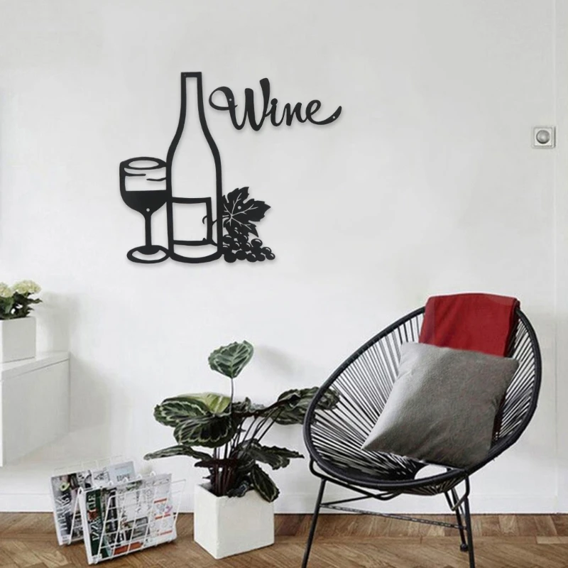 Metal Wine Cup Sign Set Hanging Ornament New Year Birthday Holiday Decor 
Metal Wine Cup Sign Set Hanging Ornament New Year Birthday Holiday Decor