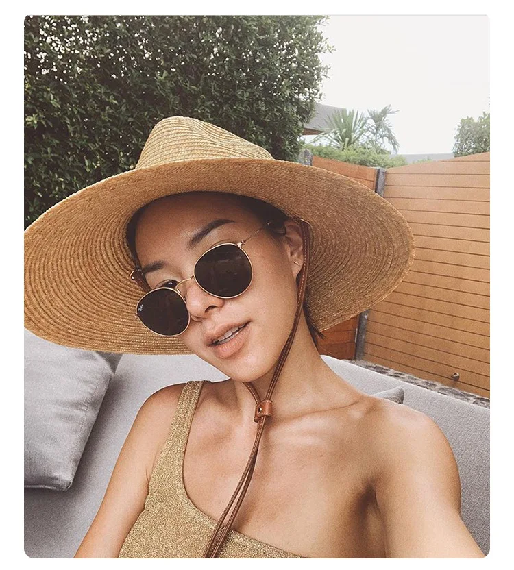 Simple Jazz Hat Straw Hat Sun Protection Hand-woven Western Cowboy Hat For Spring Summer Outdoor Male Female
Simple Jazz Hat Straw Hat Sun Protection Hand-woven Western Cowboy Hat For Spring Summer Outdoor Male Female