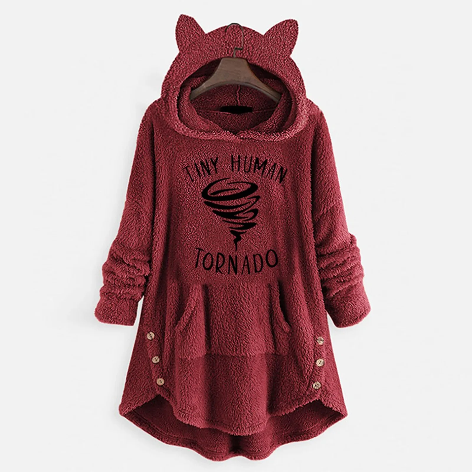 Long Hoodie with Zipper With Button Pockets Pullover Hoodie Fleece Top Sleeve Hoodies Ear Printed Long Women'S Cat Cute Women's
Long Hoodie with Zipper With Button Pockets Pullover Hoodie Fleece Top Sleeve Hoodies Ear Printed Long Women'S Cat Cute Women's