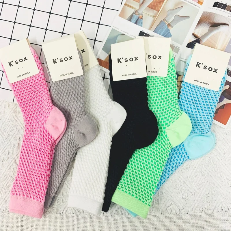 Women Sock Solid Plaid for Women Socks Crew Cotton Sox Korean Soft Kawaii Spring Summer Casual Ladies Fashion Trend Stockings
Women Sock Solid Plaid for Women Socks Crew Cotton Sox Korean Soft Kawaii Spring Summer Casual Ladies Fashion Trend Stockings