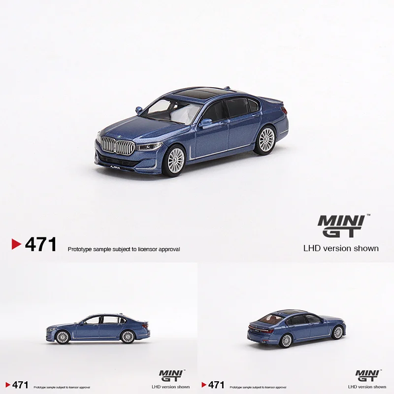 MINI GT 1:64 B7 XDrive Alpina Blue коллекция моделей автомобилей из металлического сплава, миниатюрные игрушки для автомобиля 471
MINI GT 1:64 B7 XDrive Alpina Blue коллекция моделей автомобилей из металлического сплава, миниатюрные игрушки для автомобиля 471