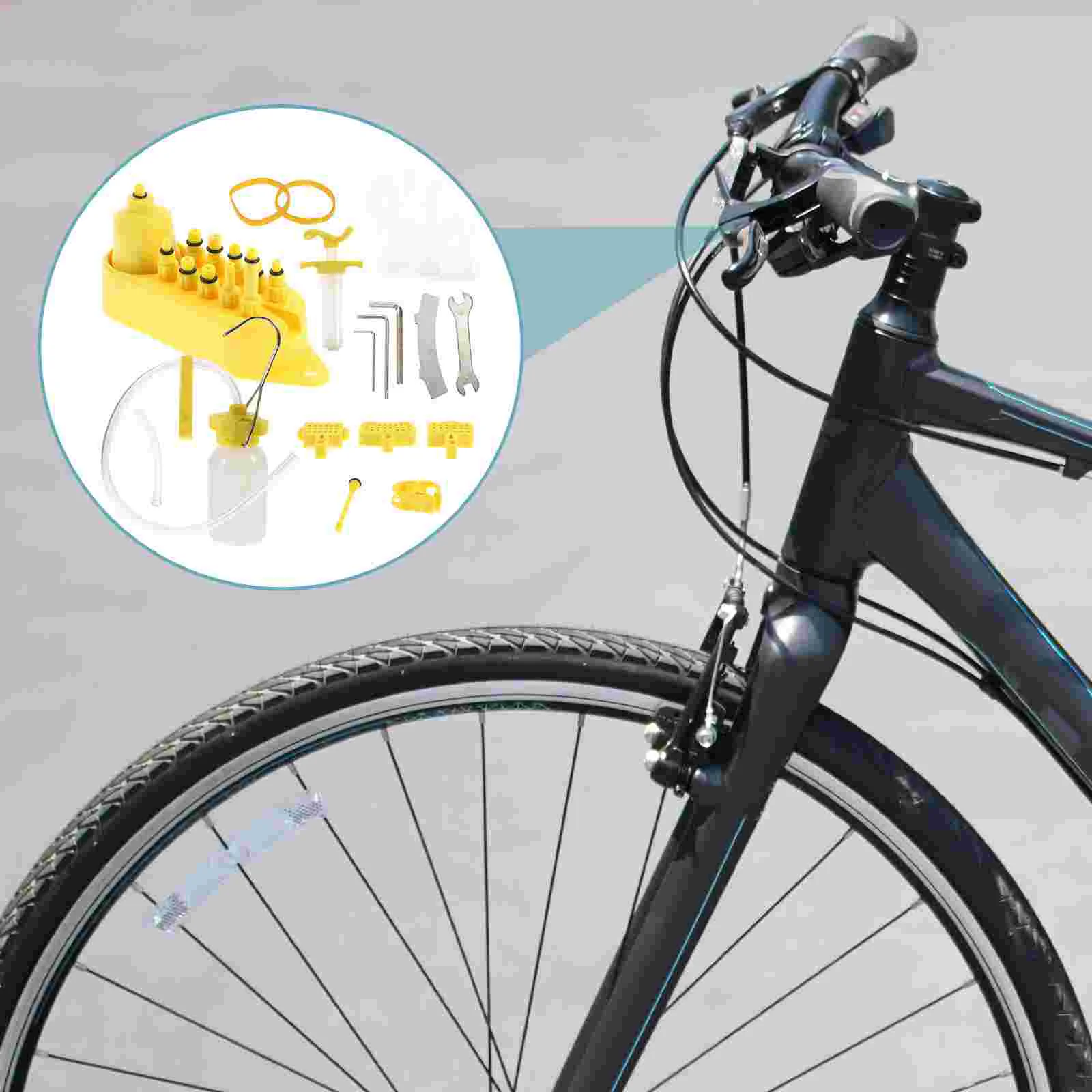 1 Set Hydraulic Disc Brake Oil Bleed Kit Tool MTB Bike Brake Repair Tools for Mountain Bike (Yellow)
1 Set Hydraulic Disc Brake Oil Bleed Kit Tool MTB Bike Brake Repair Tools for Mountain Bike (Yellow)