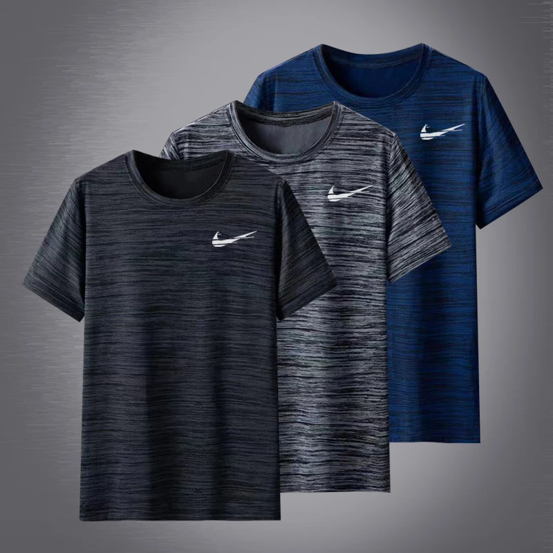 Summer outdoor sports quick-drying clothes cationic IКNIKEС T-shirt round neck short-sleeved top ice silk mesh breathable Tshirt
Summer outdoor sports quick-drying clothes cationic IКNIKEС T-shirt round neck short-sleeved top ice silk mesh breathable Tshirt